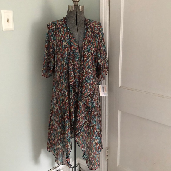 LuLaRoe Tops - Lularoe Shirley Kimono - Feathers